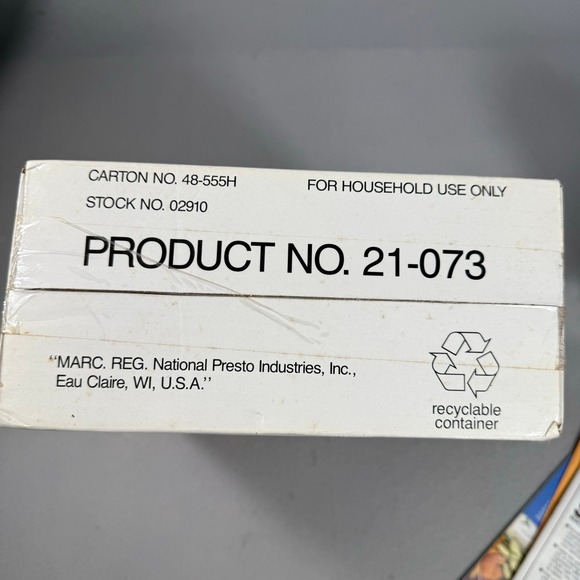 Vintage Presto SaladShooter Electric Slicer Shredder 02910 Cheese Grater In Box - Picture 11 of 14